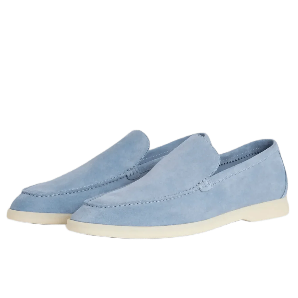 Mocassim Suede Loafer Loro Piana